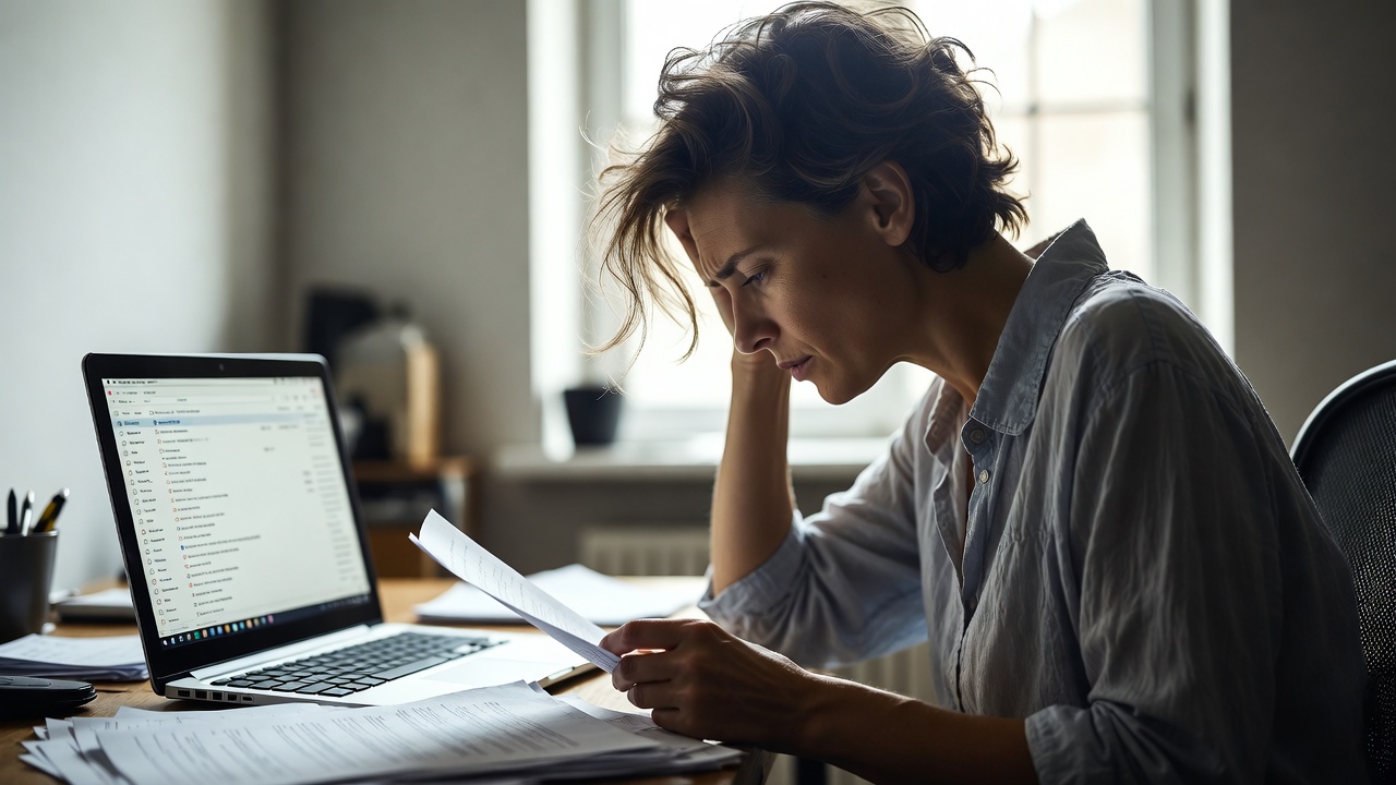 Professional reviewing job applications after applying to 100 jobs without interviews